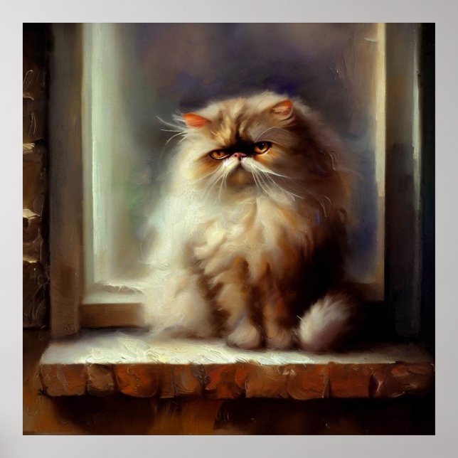 Perserkatze Poster (Vorne)