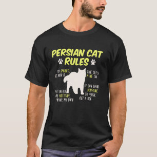 PERSERKATZE REGELN Lustige Perserkatzenliebhaber 1 T-Shirt