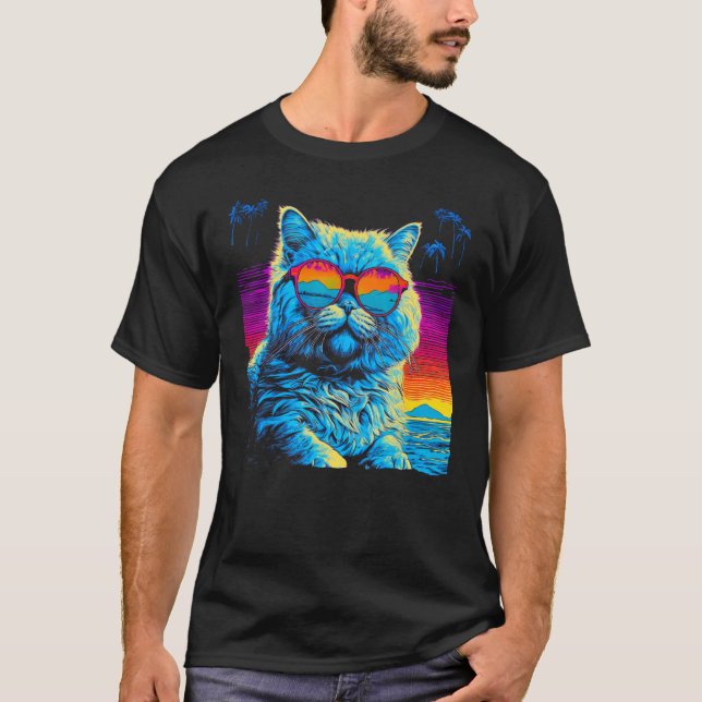 Perserkatze Sommer T-Shirt (Vorderseite)