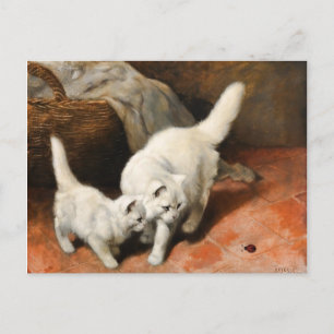 Perserkatze Vintage Art Postkarte