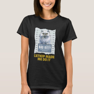 Perserkatzen CATNIP HAT MICH DAZU GEZWUNGEN Lustig T-Shirt