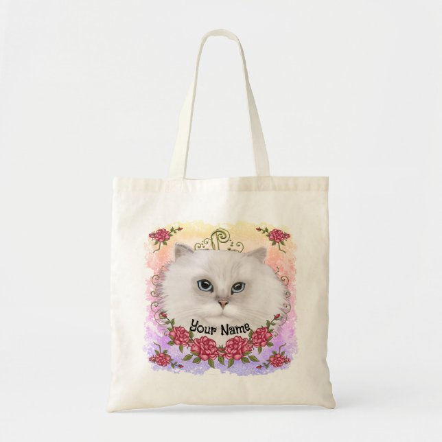 Perserkatzen Rosen  Tragetasche (Vorne)