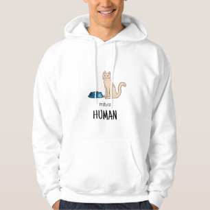 Perserkatzen-T-Shirt mit Tan-Fell-Muster Hoodie