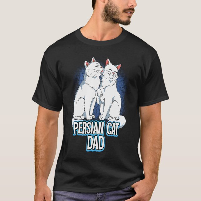 Perserkatzen-Vater T-Shirt (Vorderseite)