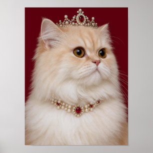 Perserkatzen-Wandkunst — Porträt der königlichen H Poster