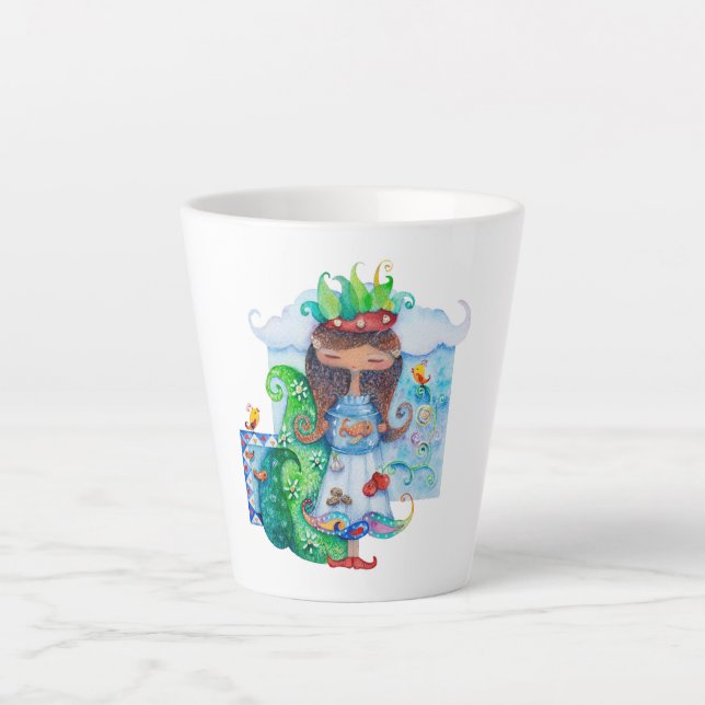 Persermädchen Milchtasse (Vorderseite)