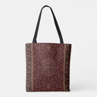 Perserteppich-Druckdesign rot Erbe Tasche