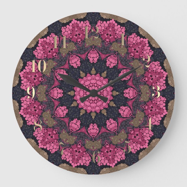 Perserteppich Große Wanduhr (Vorderseite)