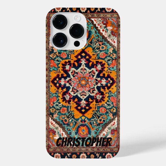 Perserteppich iPhone 14 Pro Max Hülle (Rückseite)