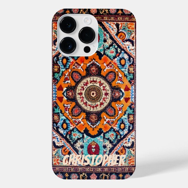 Perserteppich iPhone 14 Pro Max Hülle (Rückseite)