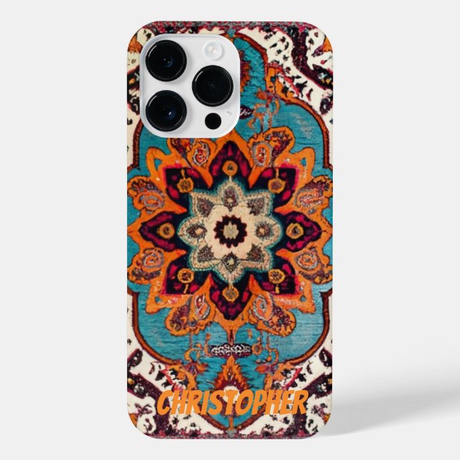 Perserteppich iPhone 14 Pro Max Hülle (Rückseite)