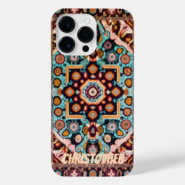 Perserteppich iPhone 14 Pro Max Hülle (Rückseite)