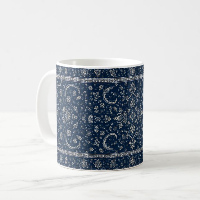 Perserteppich-Muster-Tasse Kaffeetasse (Vorderseite Links)