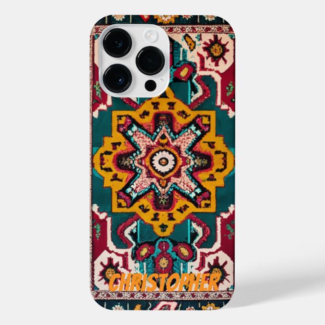 Perserteppich Vintag iPhone 14 Pro Max Hülle (Rückseite)