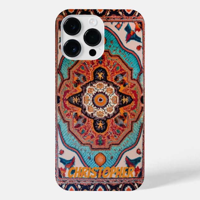 Perserteppich Vintag iPhone 14 Pro Max Hülle (Rückseite)