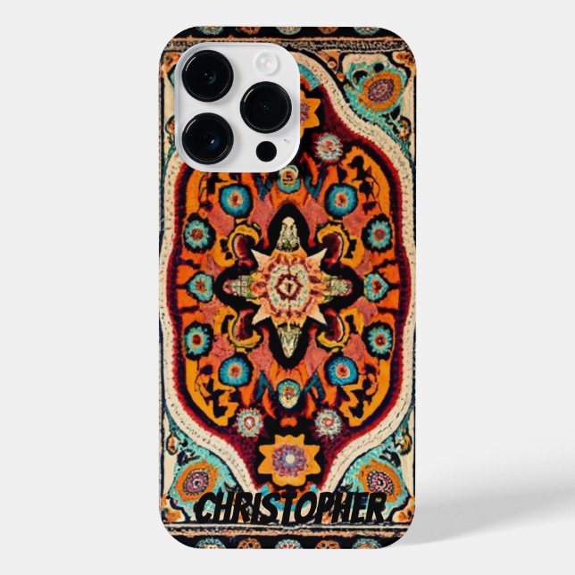 Perserteppich Vintag iPhone 14 Pro Max Hülle (Rückseite)