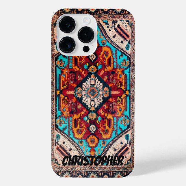 Perserteppich Vintag iPhone 14 Pro Max Hülle (Rückseite)