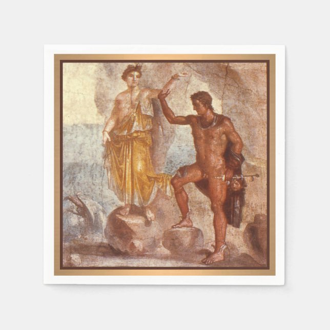 Perseus et serviettes en papier Andromeda (Devant)