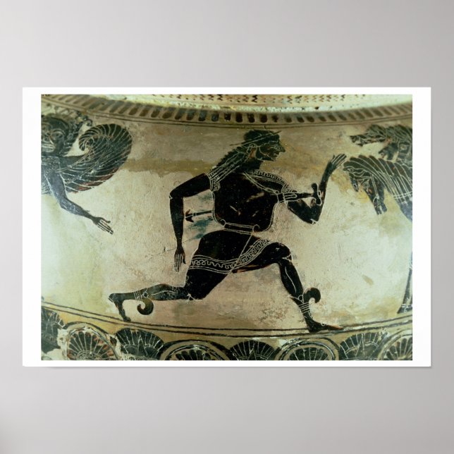Perseus Flucht aus den Gorgonen, Detail aus A Poster (Vorne)