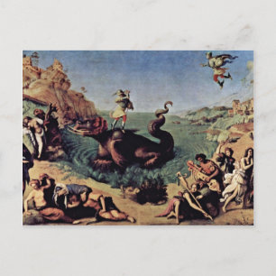 Perseus Freed Andromeda von Piero Di Cosimo Postkarte