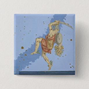 Perseus mit dem Kopf der Medusa, von 'Uranometria Button