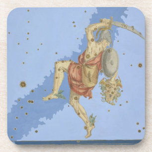 Perseus mit dem Kopf der Medusa, von 'Uranometria Getränkeuntersetzer