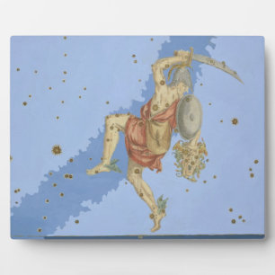 Perseus mit dem Kopf Medusa, aus "Uranometria Fotoplatte