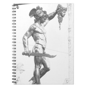 Perseus mit dem Leiter der Medusa Notizblock