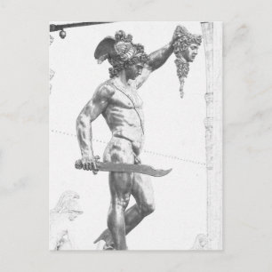 Perseus mit dem Leiter der Medusa Postkarte