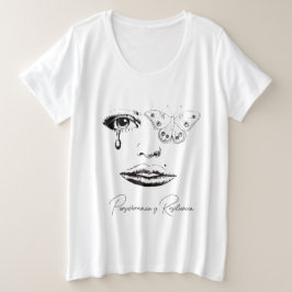 Perseverancia y Resiliencia Große Größe T-Shirt