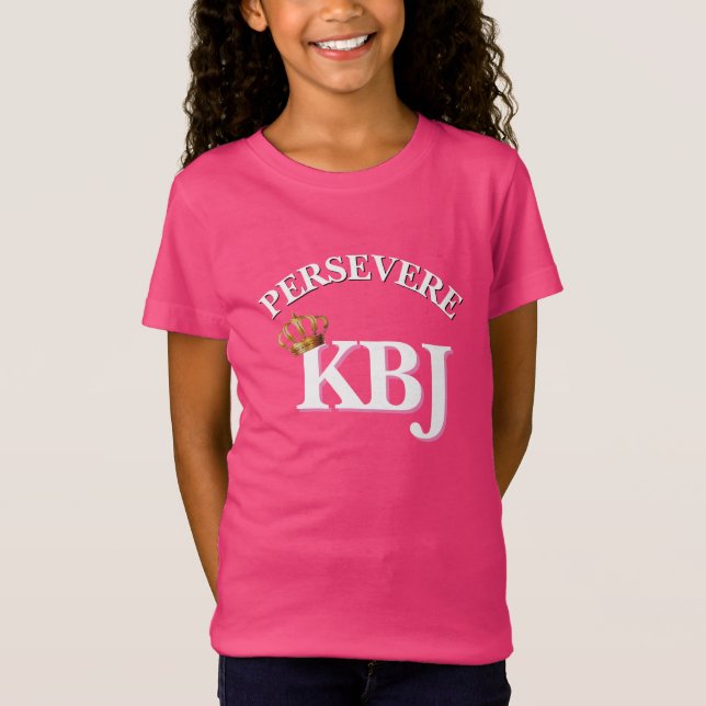 PERSEVERE KBJ Ketanji Brown Jackson Girls T-Shirt (Vorderseite)