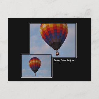 Pershing Balloon Derby 2009 Postkarte