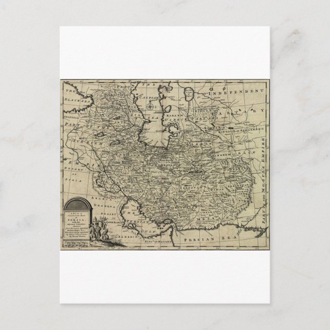 Persia Alte Karte 1747 (Vorderseite)