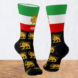 Persia Socks, Persian flag with Lion /Shah of Iran Socken