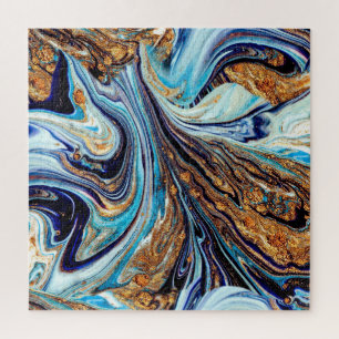 Persian Blue Agate: Oriental Luxury Texture