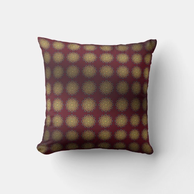 Persian Carpet Floral Gold  Kissen (Vorderseite)