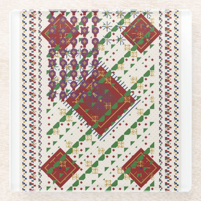 Persian Carpet  Glasuntersetzer (Vorderseite)