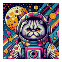 PERSIAN CAT-ASTRONAUT 8