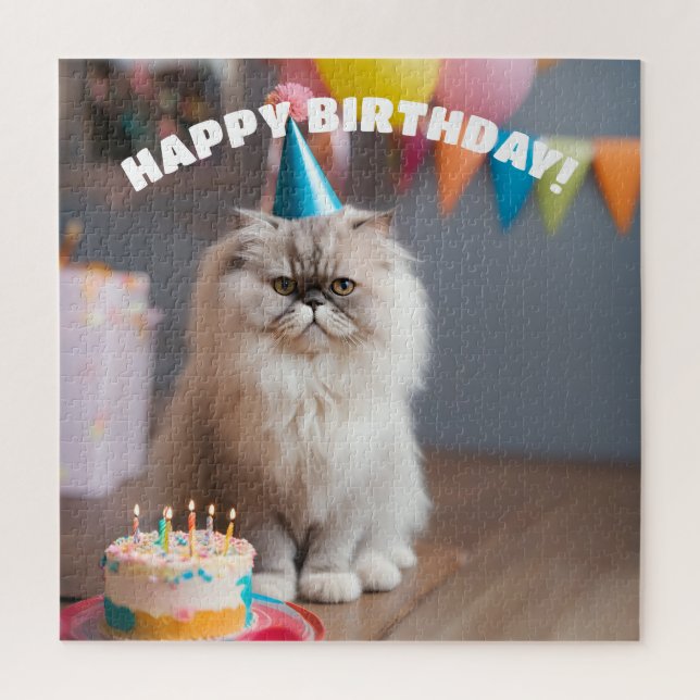 Persian Cat Birthday Party (Vertikal)