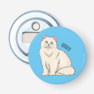 Persian cat cartoon illustration flaschenöffner