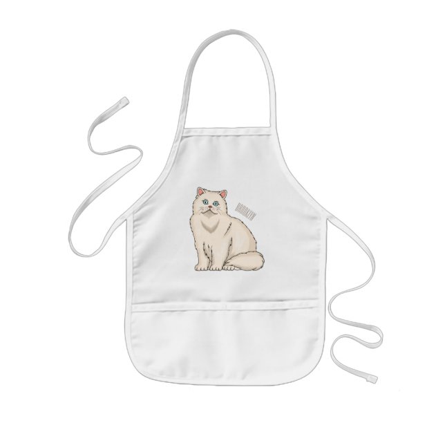 Persian cat cartoon illustration kinderschürze (Vorne)