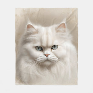 Persian Cat Feline Elegant Fleecedecke