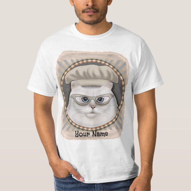 Persian Cat Koch T-Shirt (Vorderseite)