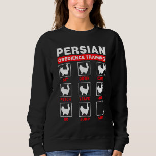 Persian Cat Obedience Training Kitten Sweatshirt