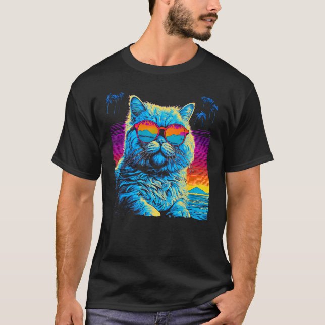 Persian Cat Summer T-Shirt (Vorderseite)