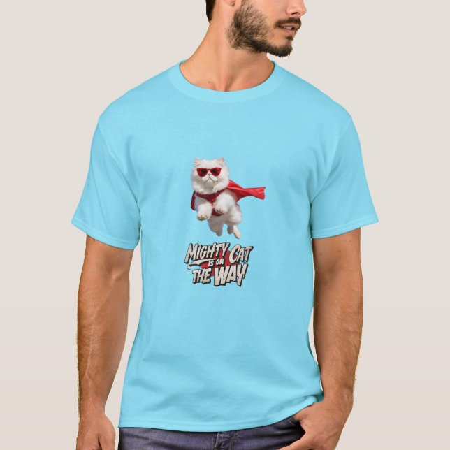 Persian Cat Superhero T-Shirt (Vorderseite)
