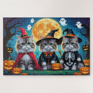 Persian Cats Pumpkin Halloween Funny