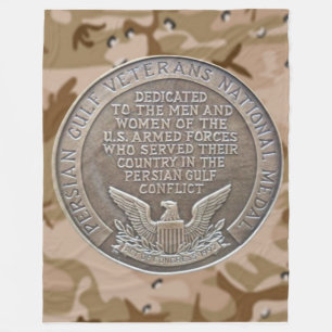 PERSIAN GULF VETERAN MEDAL Fleece Blanket