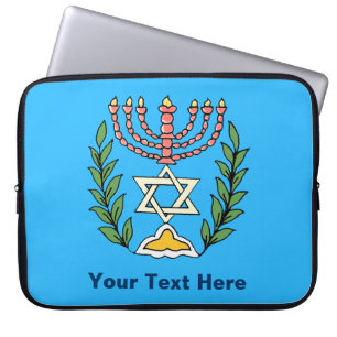 Persian Magen David Menorah Laptopschutzhülle