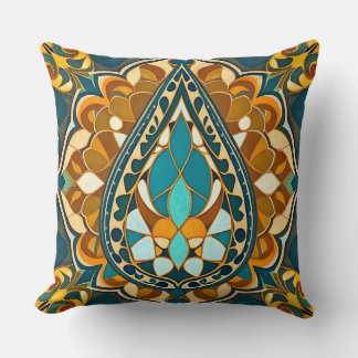 Persian Mosaic Throw Kissen